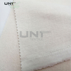 Tissu de interlignage de lien blanc de polyester pour le rétrécissement de lien en soie résistant