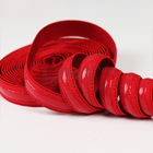 Bandes élastiques de revêtement de bande de vêtements de silicone rouge d'accessoires avec des largeurs personnalisables