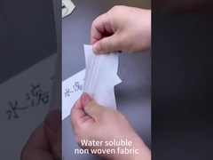 De PVA de broderie de support de tissu poids matériel de Rolls 30gsm de textile tissé non