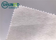 Tissu de interlignage de lien blanc de polyester pour le rétrécissement de lien en soie résistant